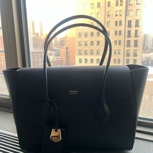 Salvatore Ferragamo Black East West Tote